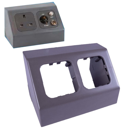 Angled Grey/Bronze* Pod For CBE & C-Line Switches & Sockets Caravan Motorhome UK Camping And Leisure