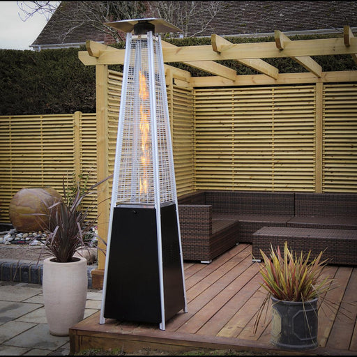 Dellonda Pyramid Gas Outdoor Garden Patio Heater 13kW Commercial & Home Use - UK Camping And Leisure