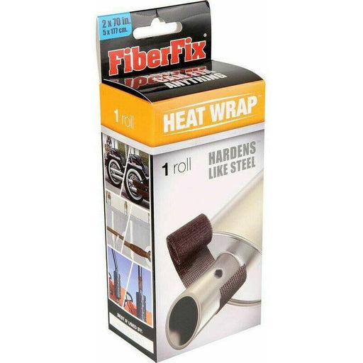 FiberFix Heat Wrap 2" x 70" Pack Heat Cured Repair Tape for High Temperature T48 - UK Camping And Leisure