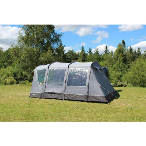Outdoor Revolution Cayman Curl XLE F/G Poled Mid Driveaway Awning (210-255cm) UK Camping And Leisure