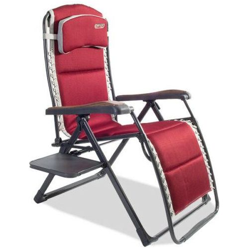 Quest Leisure Bordeaux Pro Relax XL Chair with Side Table UK Camping And Leisure