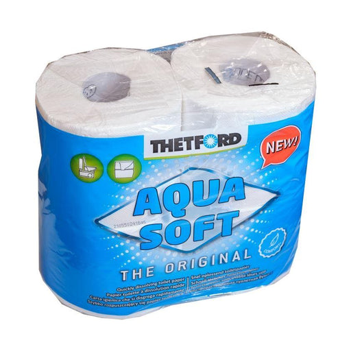 Thetford Aqua Soft Toilet Tissue Paper 24 x Rolls Motorhome Waste - UK Camping And Leisure