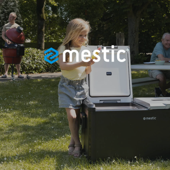 Dual zone cool box at a family picnic in a sunny grass field