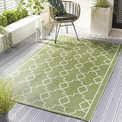 Garden rug laid outdoors in sunshine
