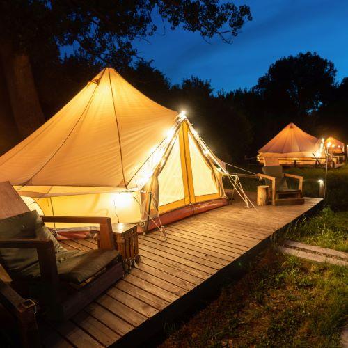Glamping Bell Tents - UK Camping And Leisure