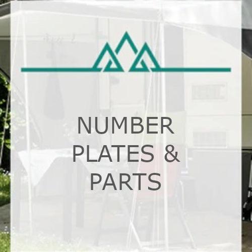 Number Plates & Parts - UK Camping And Leisure