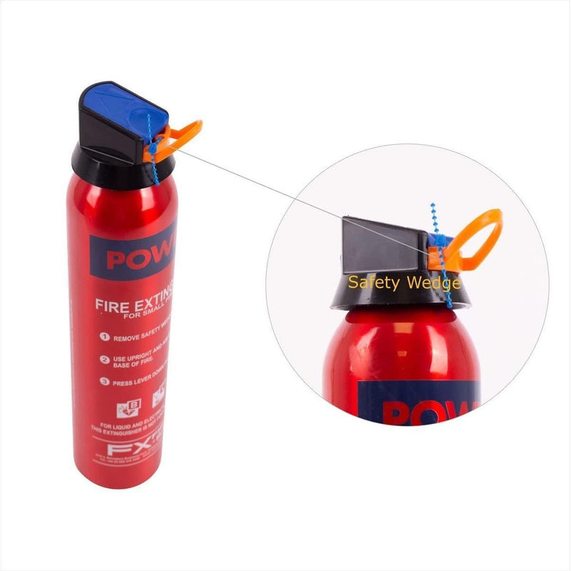 0.6kg BC Dry Power Fire Extinguisher & Blanket Caravan Boat Home Fireblitz - UK Camping And Leisure
