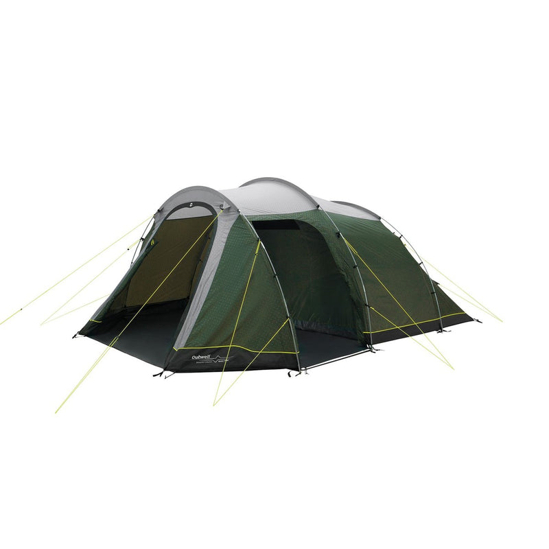 Outwell Earth 5 Plus Pole Tent Green 5 Person Outwell - UK Camping And Leisure