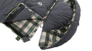 Outwell Camper Grey Single Sleeping Bag | breathable, camping sleeping bag, summer
