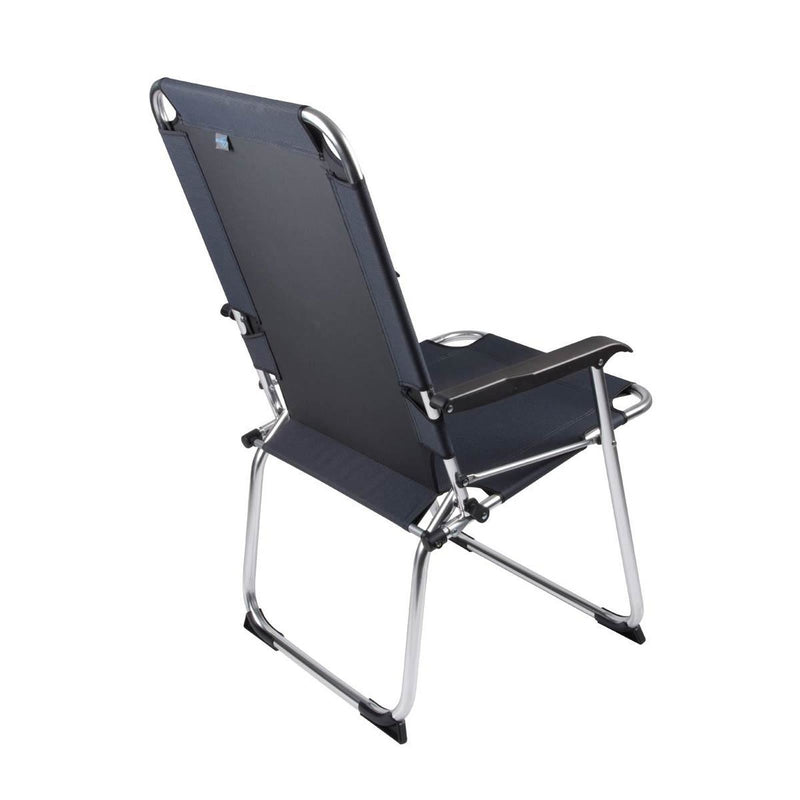 Bo-Camp Chair Copa Rio L Aluminium Graphite Bo-Camp - UK Camping And Leisure
