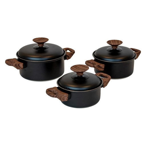 Bo-Camp Industrial Collection Cookware Set Stewart 3 Pieces Bo-Camp - UK Camping And Leisure
