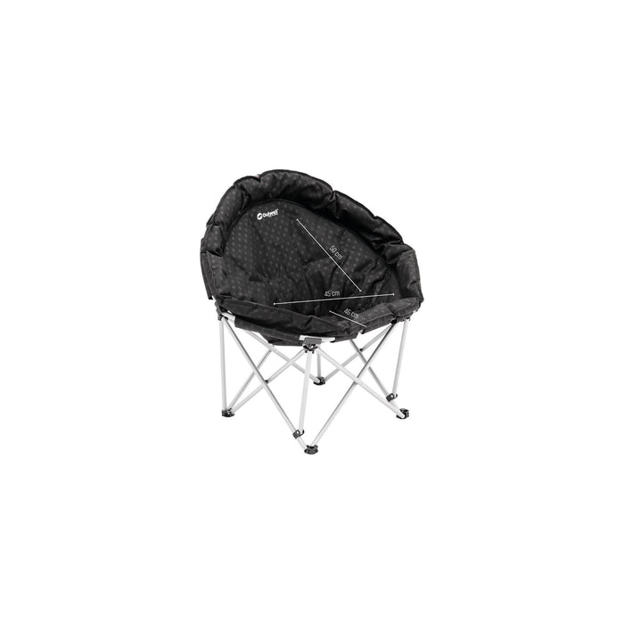 Outwell Casilda Camping Moon Chair Camping Moon Black Folding