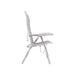 Crespo Beach Chair AL/206 Light Grey Crespo - UK Camping And Leisure