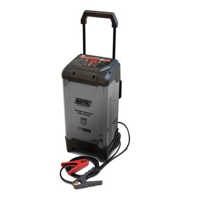 Maypole Workshop Automatic Start Trolley Battery Charger 60A /350A 12-24V