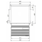 Electric Single Step Sliding Motion 440mm - Electric Step for Motorhomes Nova - UK Camping And Leisure