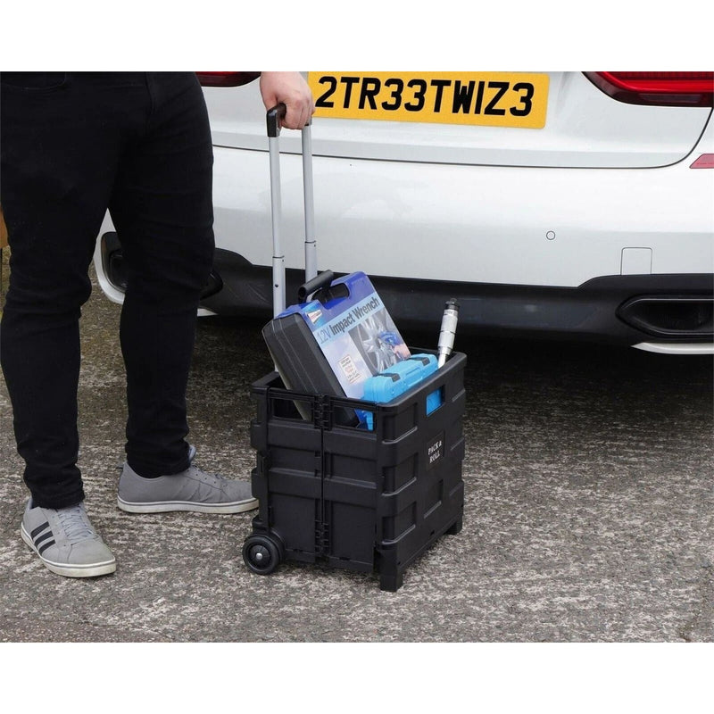 Leisurewize Pack and Go Foldable Shopping Cart/Trolley W/Wheels 38 x 30 x 36 cm - Image 5 of 5 | UK Camping and Leisure