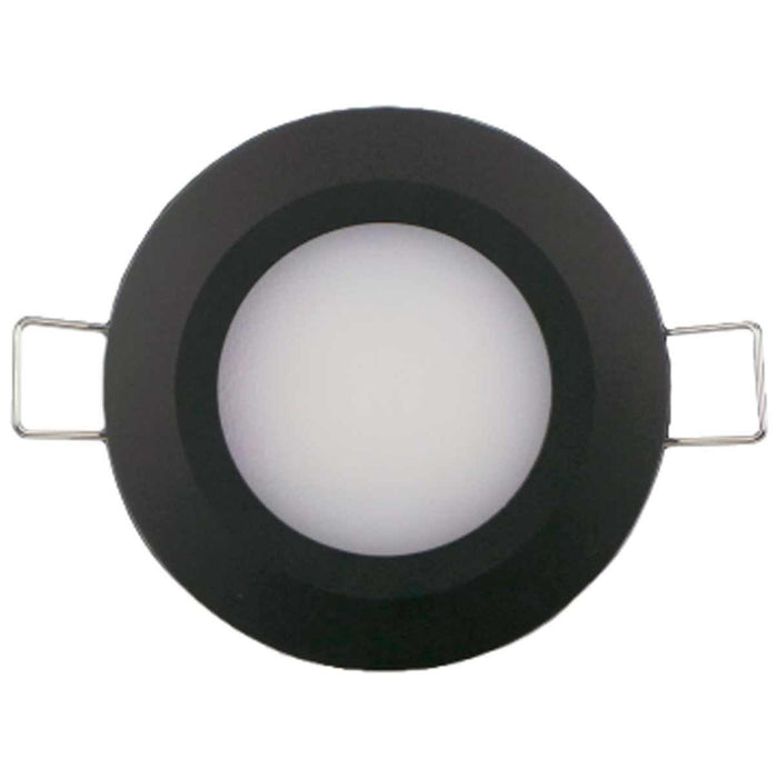 Slim Black LED Downlight for Recess Mount (Warm White/Touch Dimmable) Aten Lighting - UK Camping And Leisure