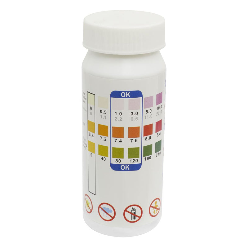 Dellonda 3-in-1 Chlorine, PH & Alkalinity Test Strips x50 Strips - Pack of 1 Dellonda - UK Camping And Leisure