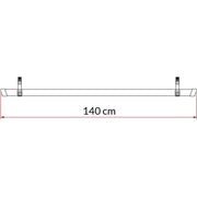 Fiamma Rail Quick 140 Red L80 Only: Quick bike rail in red for L80 only Fiamma - UK Camping And Leisure