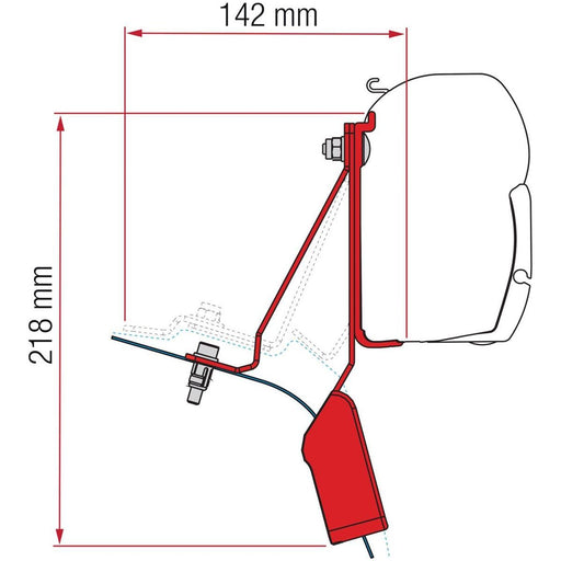 Fiamma Kit Ford Custom Nugget: Enhance Your Camper's Awning System Fiamma - UK Camping And Leisure