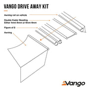 Vango Driveaway Twin Kit for 4mm & 6mm Rails 3m Set - View 4