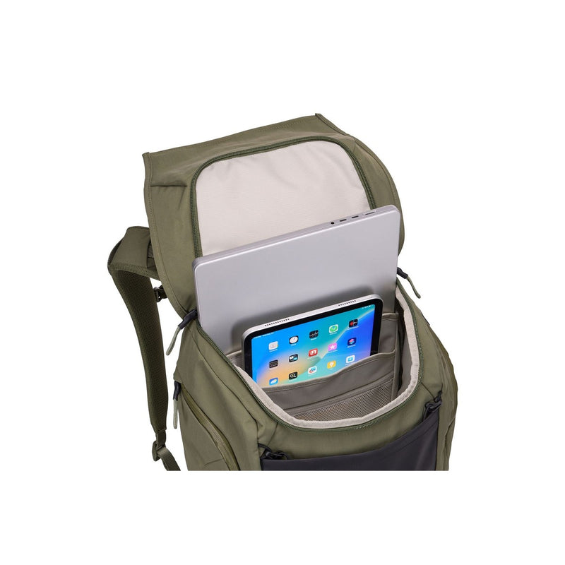 Thule Paramount bike commute backpack soft green 28L Thule - UK Camping And Leisure