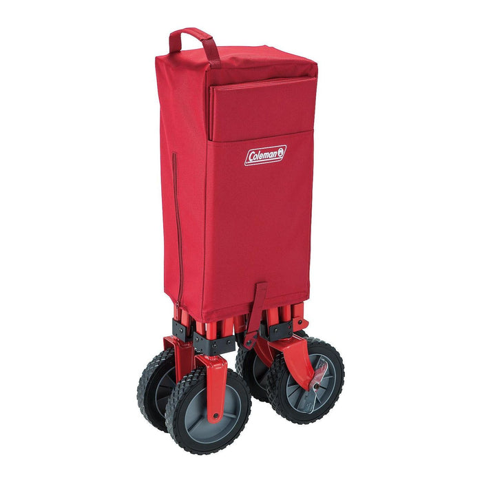 Coleman Camping Wagon 2000035214 Max. 85kg Hand Cart Trolley Red Foldable Garden Coleman - UK Camping And Leisure