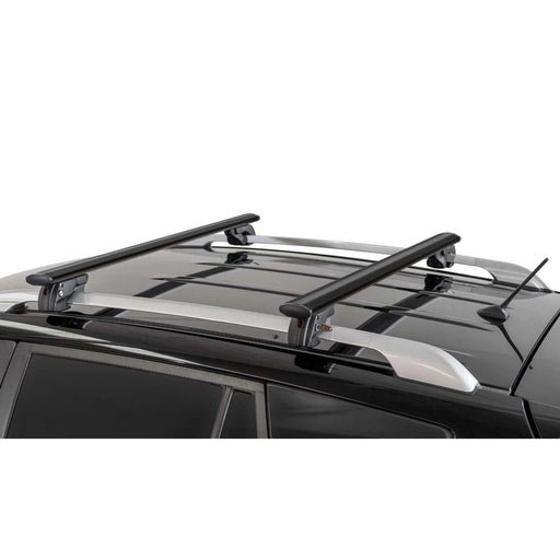 Menabo Jackson Black Raised Rail Roof Bars 1200mm (90kg Max.) Menabo - UK Camping And Leisure