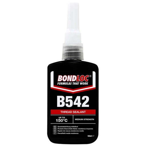 Bondloc B542 Hydraulic Thread Sealant (Brown / 50ml) Bondloc - UK Camping And Leisure