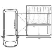 Outdoor Revolution Movelite T3E PC Driveaway Air Awning Midline(220cm-255cm) Outdoor Revolution - UK Camping And Leisure
