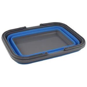 Via Mondo Basket Foldable Rect Blue/Grey 1165187 Via Mondo - UK Camping And Leisure