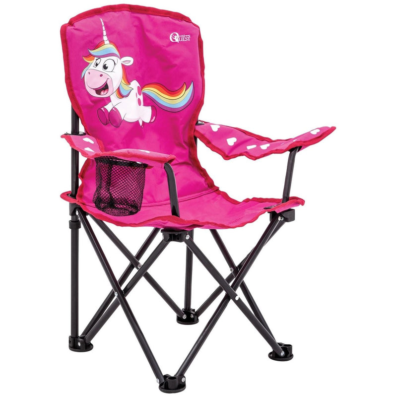Childrens fun unicorn folding chair 5203U Quest - UK Camping And Leisure