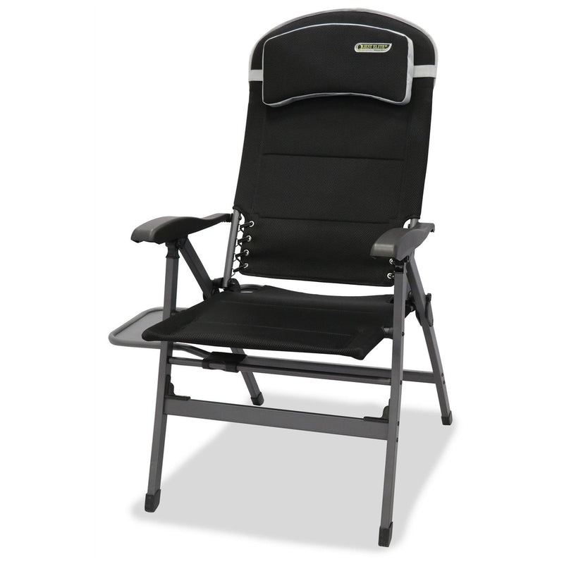 Quest Vienna Pro Comfort Camping Caravan Chair with Side Table Quest - UK Camping And Leisure