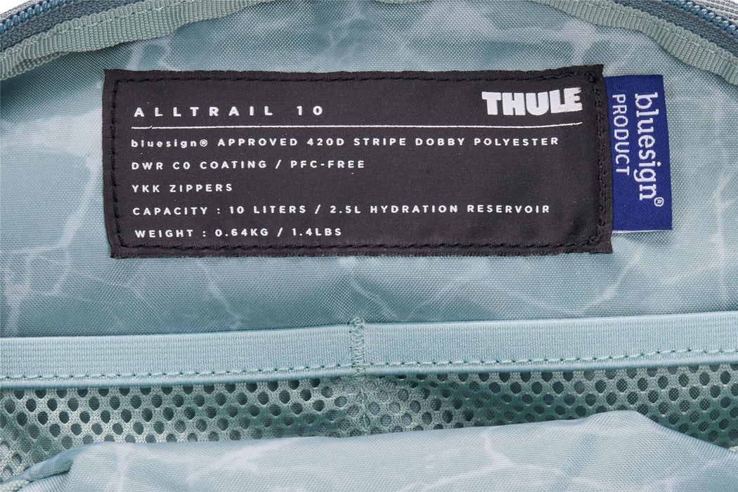 Thule AllTrail hydration pack 10L Pond grey Thule - UK Camping And Leisure
