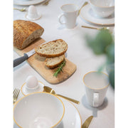 Gimex Linea Line Mug Gold 350ml 4 Pieces Gimex - UK Camping And Leisure