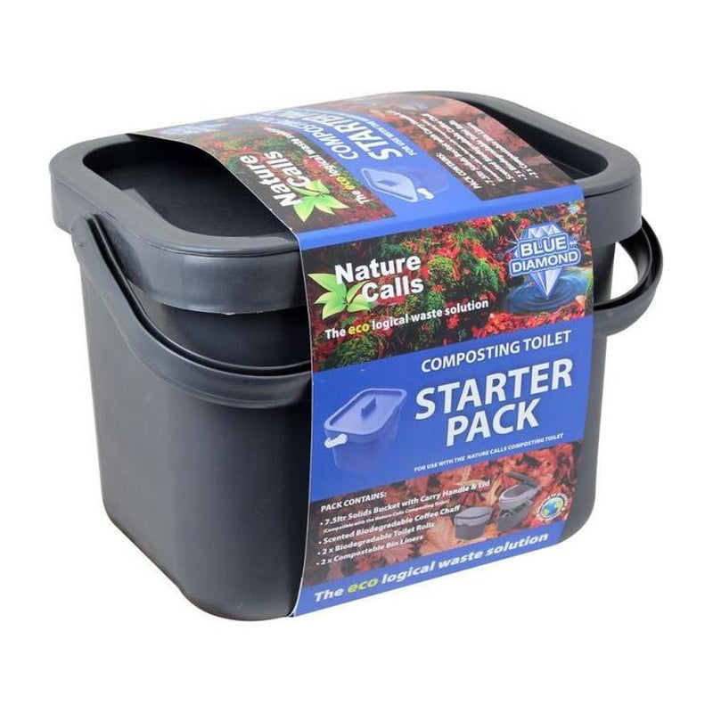 Blue Diamond Composting Toilet Starter Pack Set Blue Diamond - UK Camping And Leisure