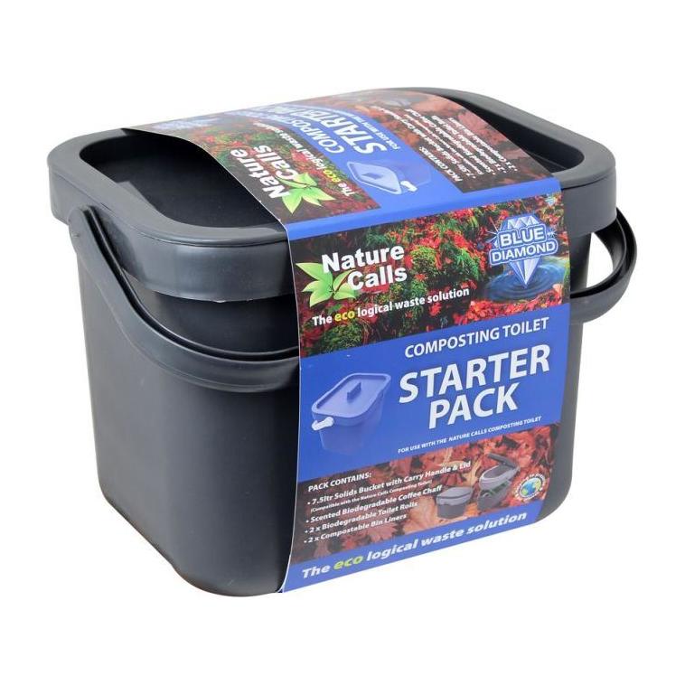 Blue Diamond Composting Toilet Starter Pack Set Blue Diamond - UK Camping And Leisure
