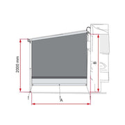 Fiamma Side Block 3/4 Length for F45/F80 Awnings (08835-01-) Fiamma - UK Camping And Leisure