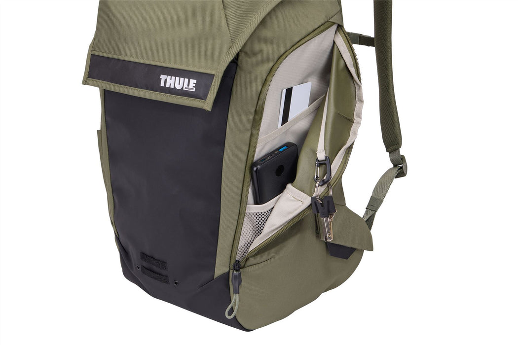 Thule Paramount bike commute backpack soft green 28L Thule - UK Camping And Leisure