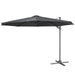 Dellonda Cantilever Parasol with 360 Rotation, Tilt & Cover 3m - Grey Dellonda - UK Camping And Leisure