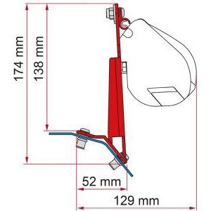 Fiamma Kit Ford Custom Lift Roof Rhd H1/L2 98655Z170 Fiamma - UK Camping And Leisure