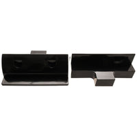 AG Pair of Black ABS Side Solar Support Mounts for Caravans & Motorhomes | Stur