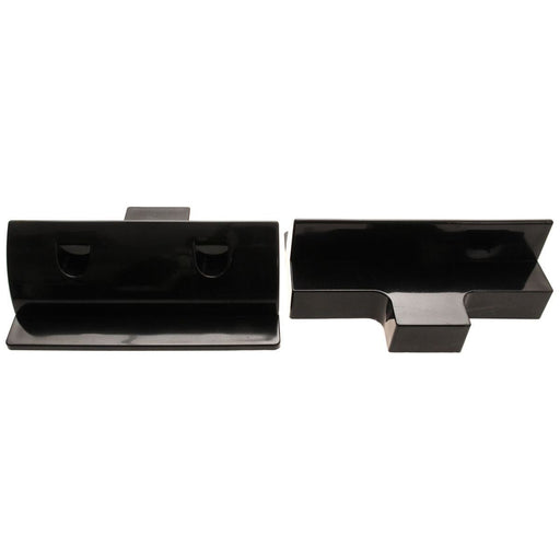 AG Pair of Black ABS Side Solar Support Mounts for Caravans & Motorhomes | Stur AG - UK Camping And Leisure