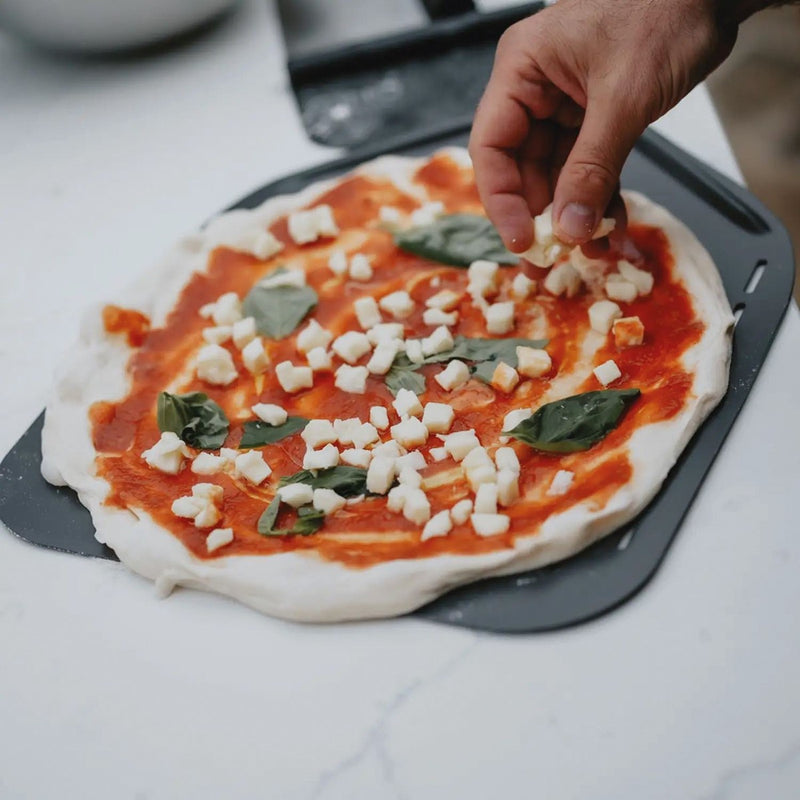 Gino 12 Perforated Pizza Peel Gino - UK Camping And Leisure