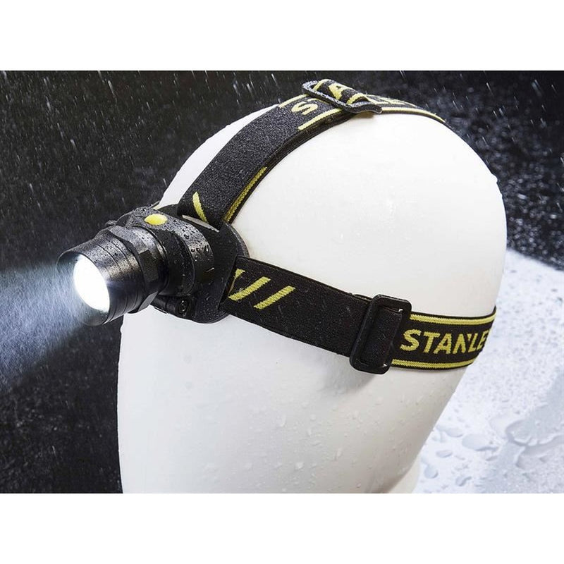 Stanley® Lighting Zoom Head Torch 300 Lumens STANLEY® Lighting - UK Camping And Leisure