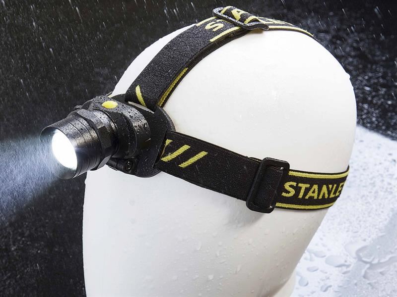 Stanley® Lighting Zoom Head Torch 300 Lumens STANLEY® Lighting - UK Camping And Leisure