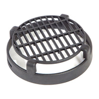Whale Air Duct Fitting Fixed Grille 90mm Black