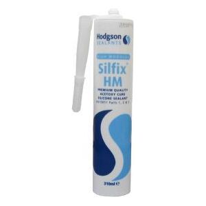 Silfix Hm Silicone 310Ml White W001313 Sika - UK Camping And Leisure