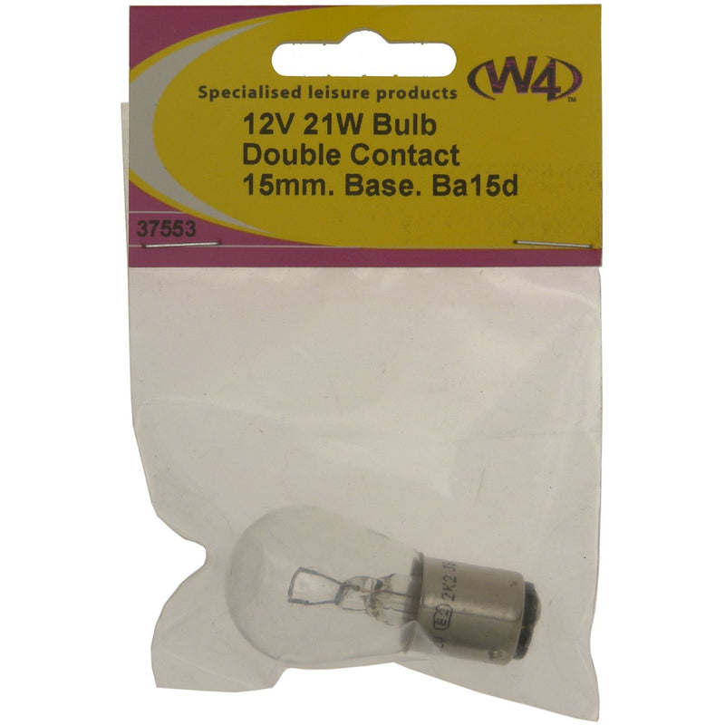 W4 15D Bulb 21W 12V 37553 W4 - UK Camping And Leisure