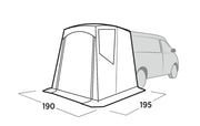 Easy Camp Krossbu Tailgate Awning Grey | VW T5, campervan, VW T6, lightweight